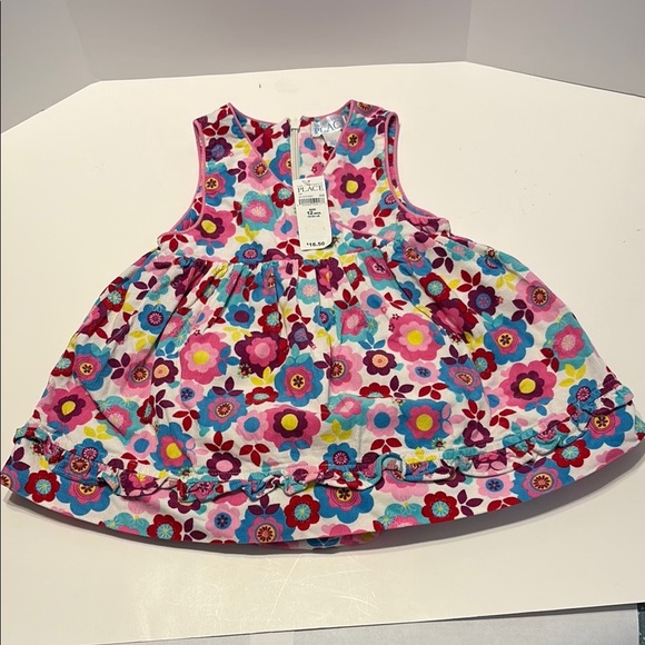 The Children's Place Floral Dress - Pink and Blue - Picture 1 of 6